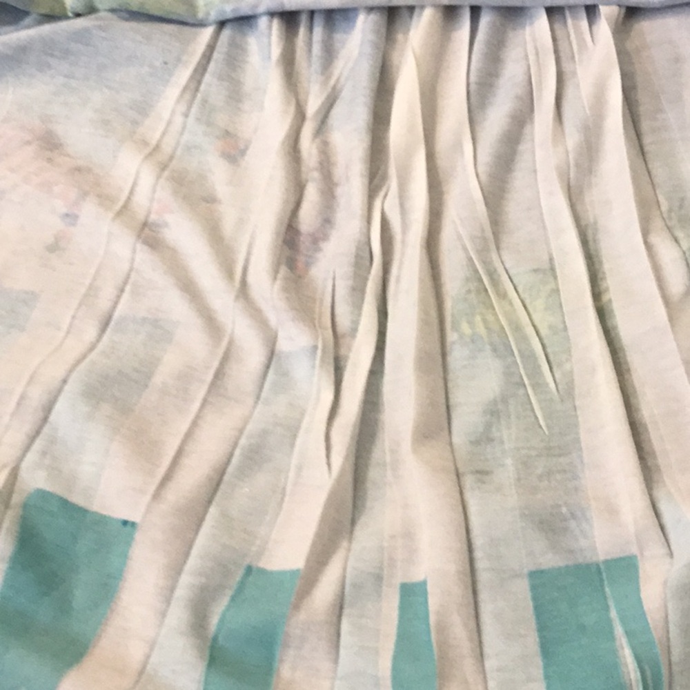 NWOT ONE WORLD Cream DUBAI V-Neck High Low Tunic Top - Picture 14 of 16